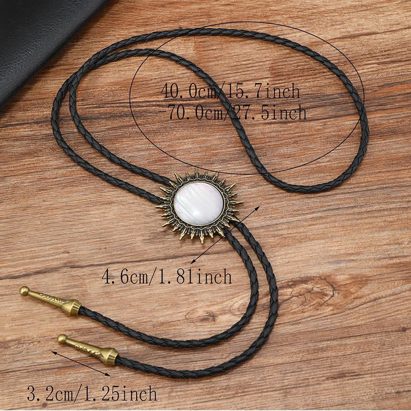 Pendentif rond en résine avec pierres précieuses pour cow-boy