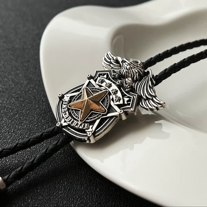 Cravate Bolo Personnalisée Eagle & Star Western