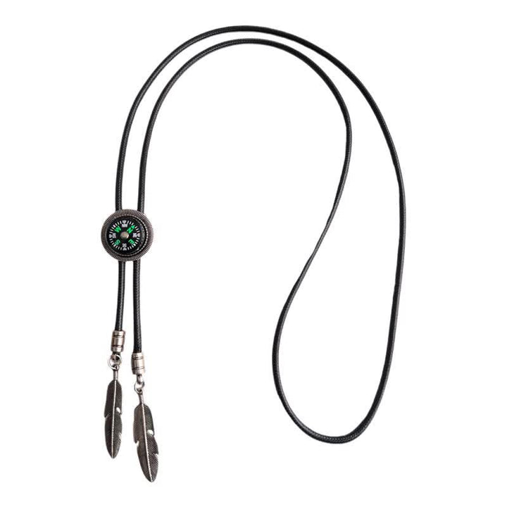 Cravate bolo accessoire décontracté de style boussole de mode