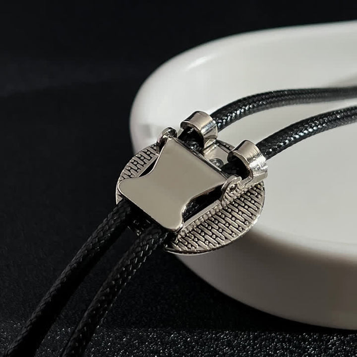 Cravate bolo accessoire décontracté de style boussole de mode