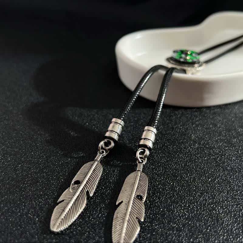 Cravate bolo accessoire décontracté de style boussole de mode