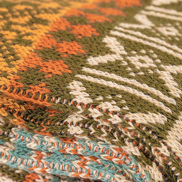 Chaussettes en coton à motif tricoté colorées et audacieuses pour hommes