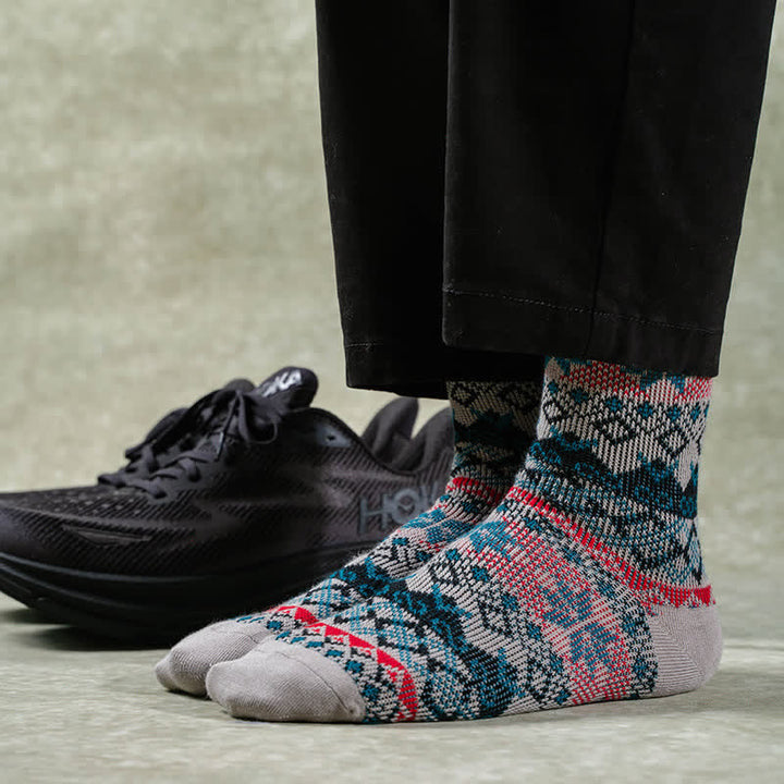 Chaussettes en coton éblouissantes de style rétro autochtone