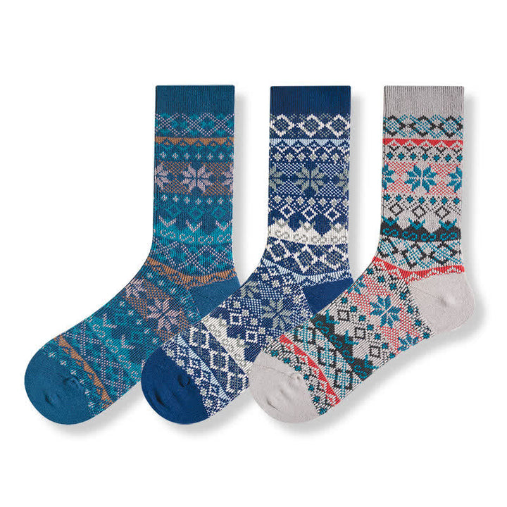Chaussettes en coton éblouissantes de style rétro autochtone