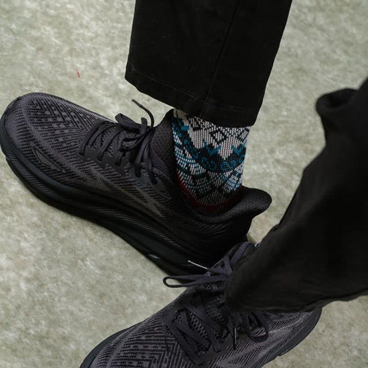 Chaussettes en coton éblouissantes de style rétro autochtone
