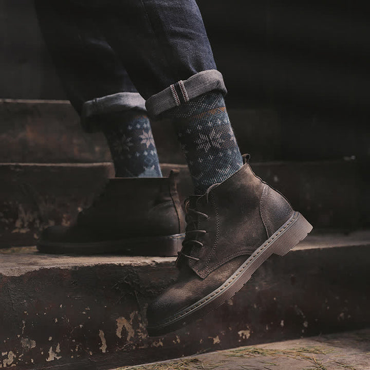 Chaussettes en coton éblouissantes de style rétro autochtone