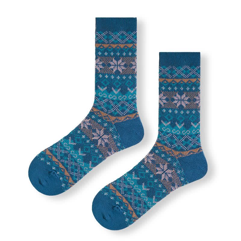 Chaussettes en coton éblouissantes de style rétro autochtone