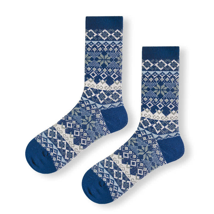Chaussettes en coton éblouissantes de style rétro autochtone