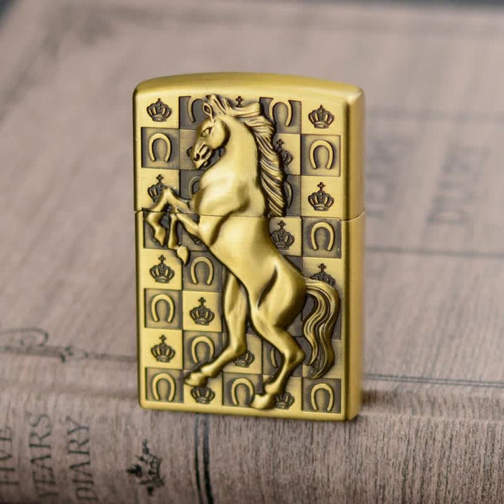 Briquet au butane rechargeable Roaring Horse Meule