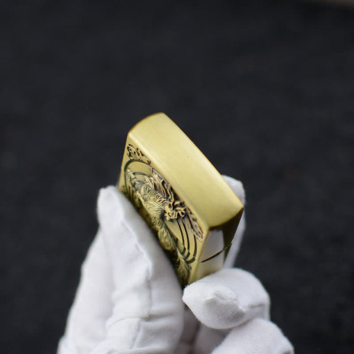 Briquet au butane rechargeable avec meule de secours Licorne