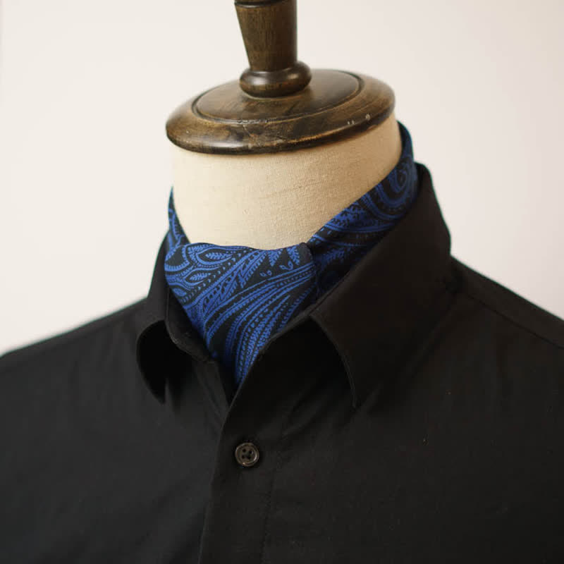 Foulard carré à imprimé cachemire exotique avec boucle pour foulard