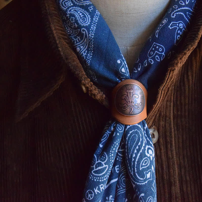 Foulard carré à motifs géométriques patchwork bleu vintage