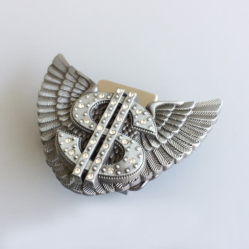 Ceinture en cuir à motif de dollar pour homme avec briquet caché