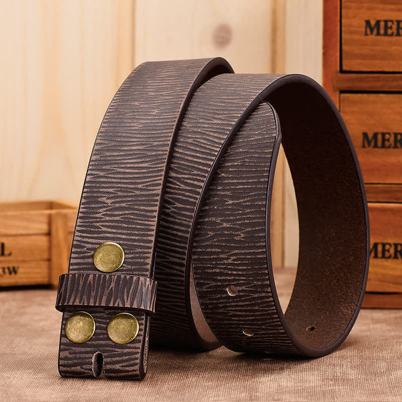 Ceinture en cuir DIY pour homme