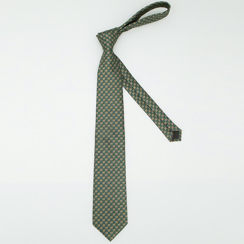 Ensemble de 3 cravates à carreaux pour homme