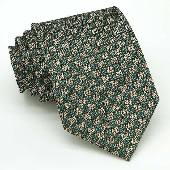 Ensemble de 3 cravates à carreaux pour homme