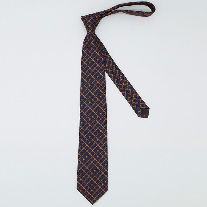 Ensemble de 3 cravates à carreaux pour homme