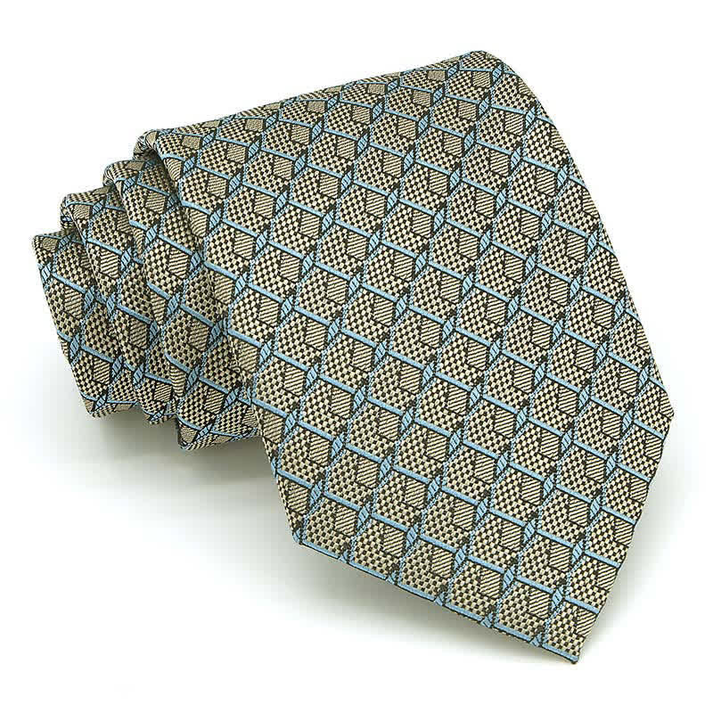 Ensemble de 3 cravates à carreaux pour homme