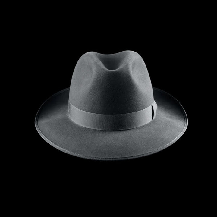 Chapeau de cowboy classique en feutre de laine de couleur unie