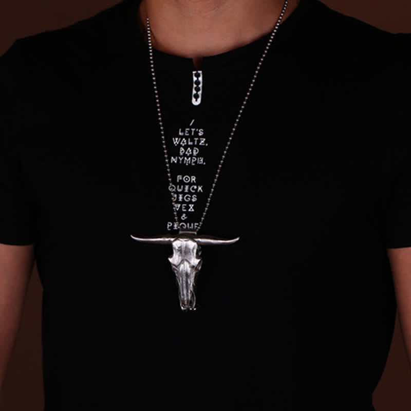 Boucle de ceinture pendentif multifonction EDC en forme de tête de taureau Longhorn