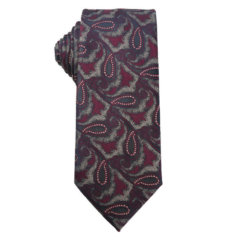 Accessoires de soirée pour homme, collection rétro violette, cravate - Style n° 3 - image 4