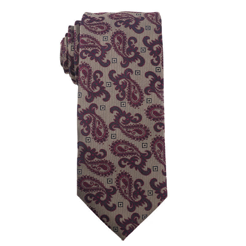 Accessoires de soirée pour homme, collection rétro violette, cravate - Style n° 2 - image 3