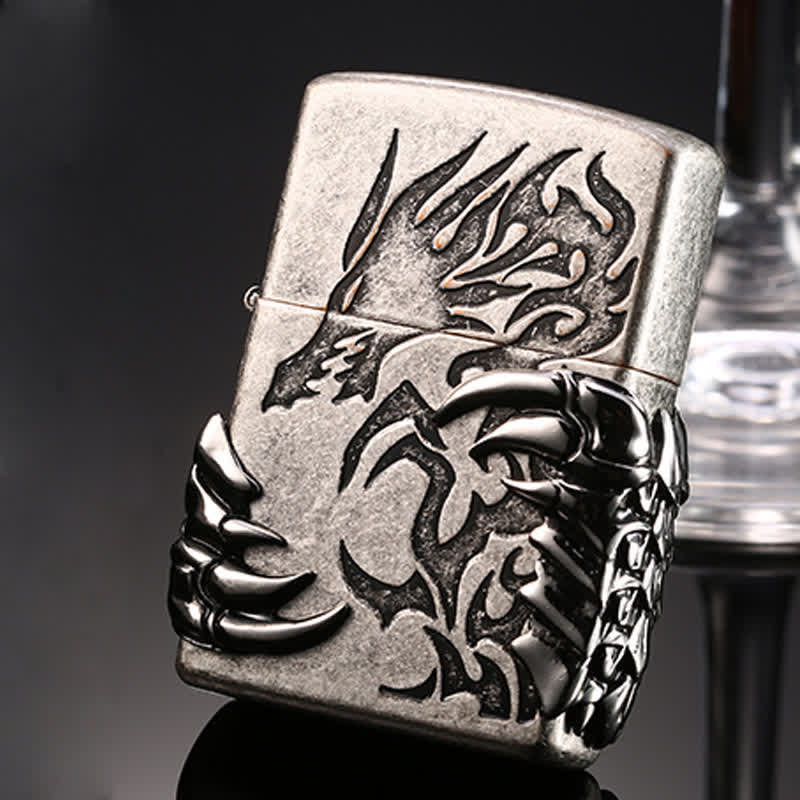 Briquet à huile rechargeable Dragon Claw Relief