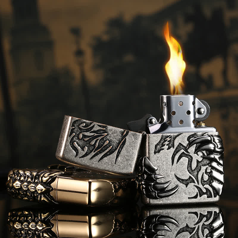 Briquet à huile rechargeable Dragon Claw Relief