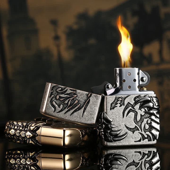 Briquet à huile rechargeable Dragon Claw Relief
