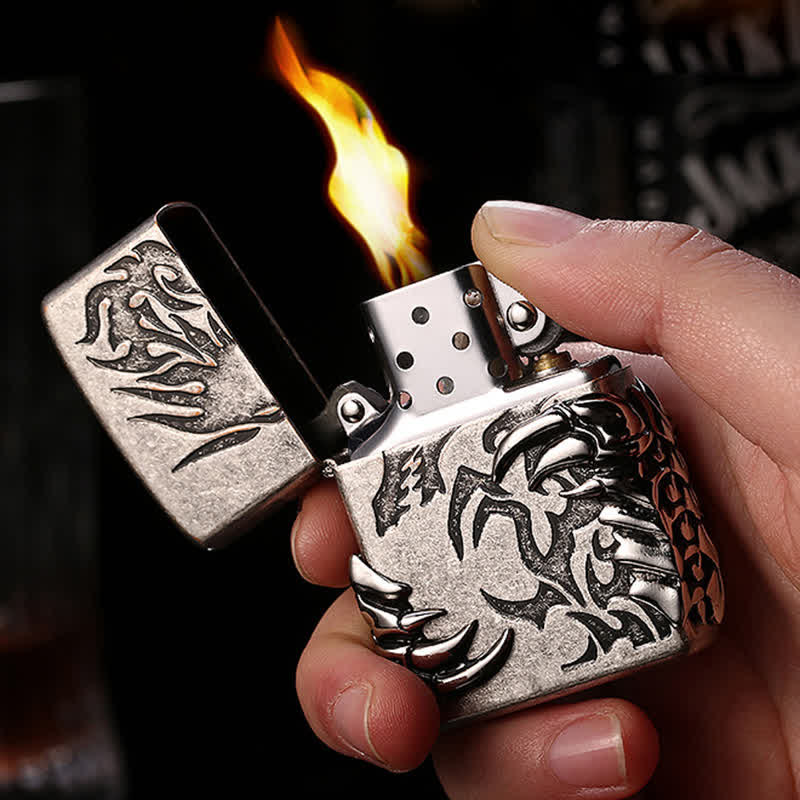 Briquet à huile rechargeable Dragon Claw Relief