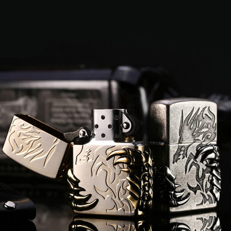 Briquet à huile rechargeable Dragon Claw Relief