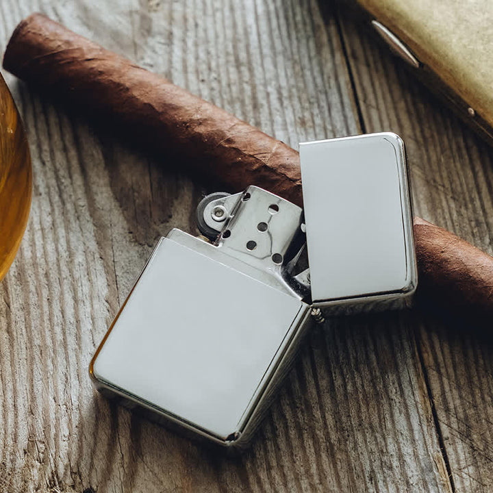 Briquet à kérosène rechargeable personnalisé unique