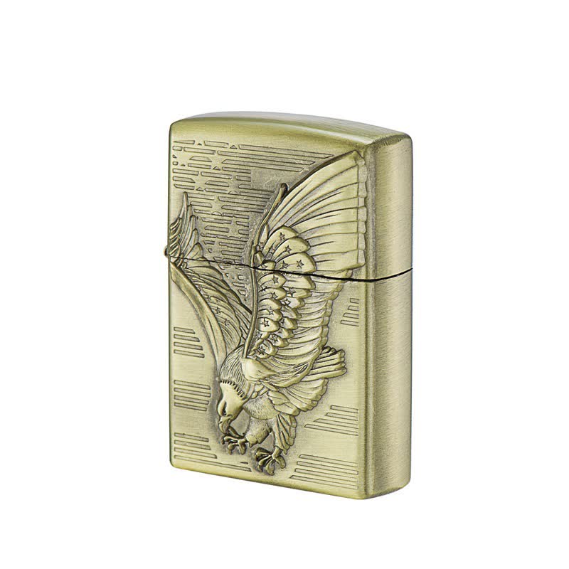 Briquet à huile rechargeable Soaring Eagle Bronze