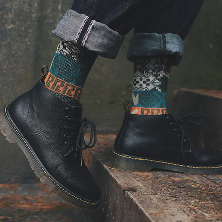 Chaussettes en coton à motifs multiples Artistic Native