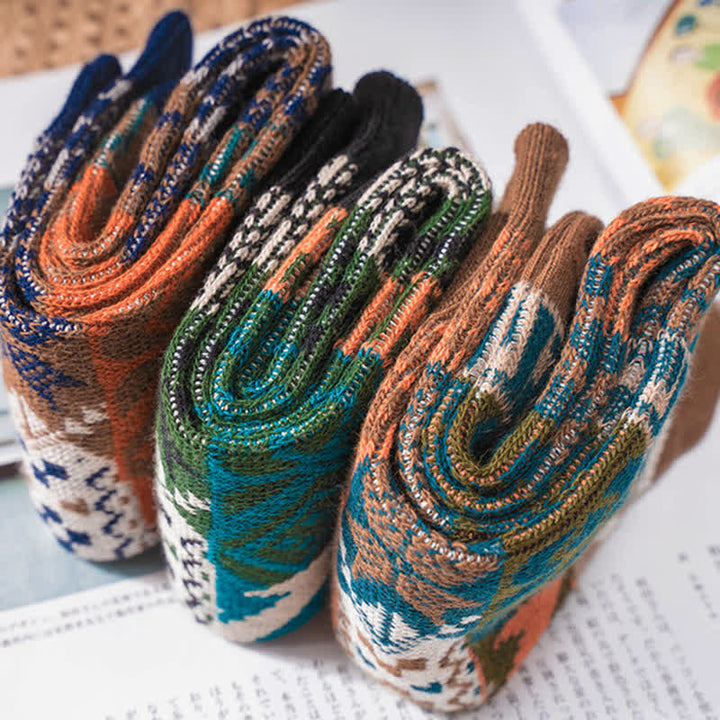 Chaussettes en coton à motifs multiples Artistic Native