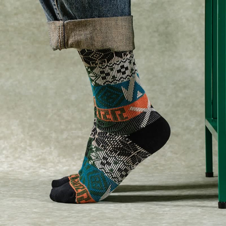 Chaussettes en coton à motifs multiples Artistic Native