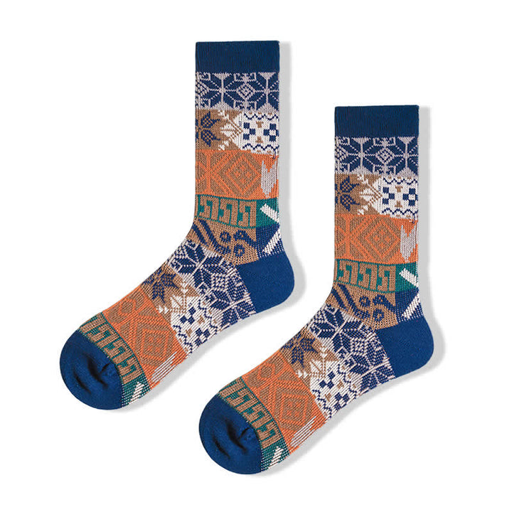 Chaussettes en coton à motifs multiples Artistic Native