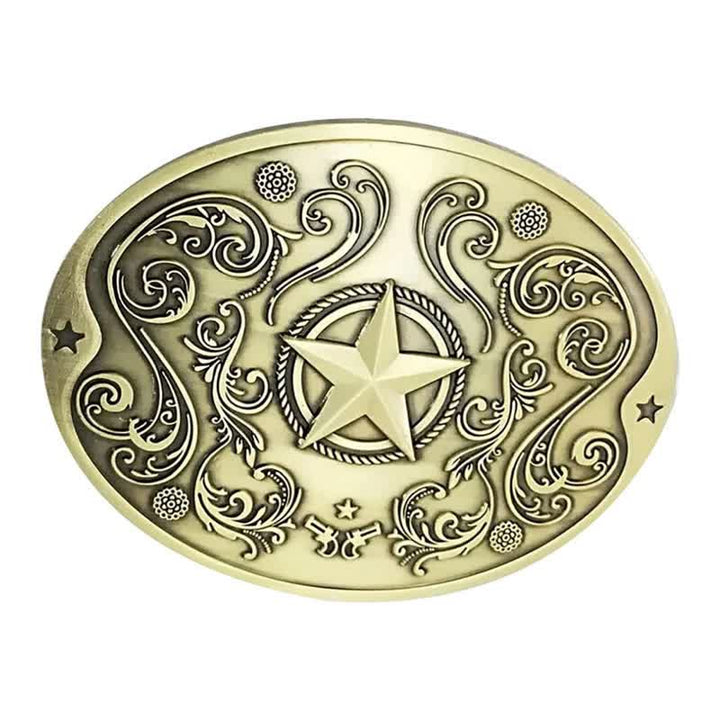 Ceinture en cuir avec boucle porte-bière créative Western Star DIY pour homme