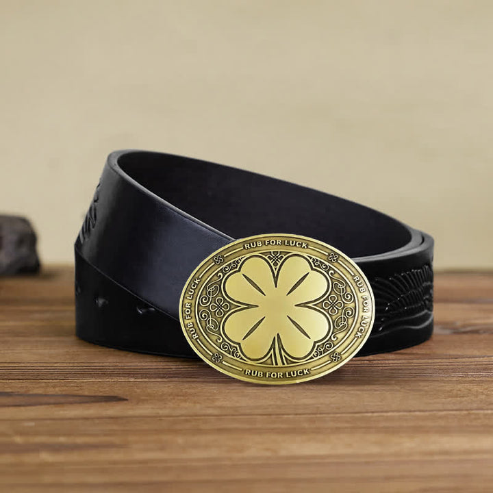 Ceinture en cuir avec boucle porte-bière créative pour homme