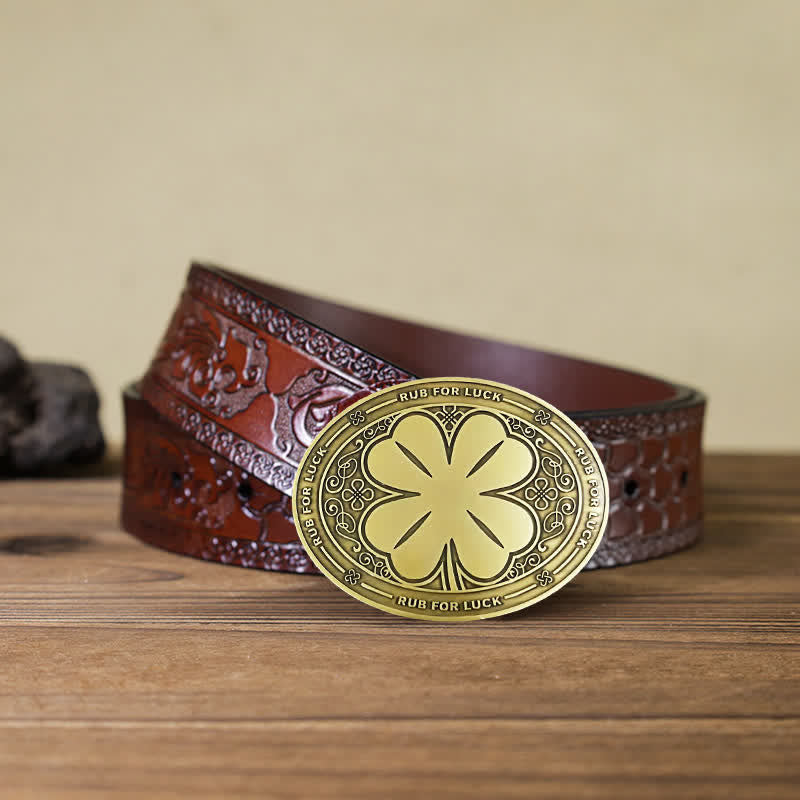 Ceinture en cuir avec boucle porte-bière créative pour homme
