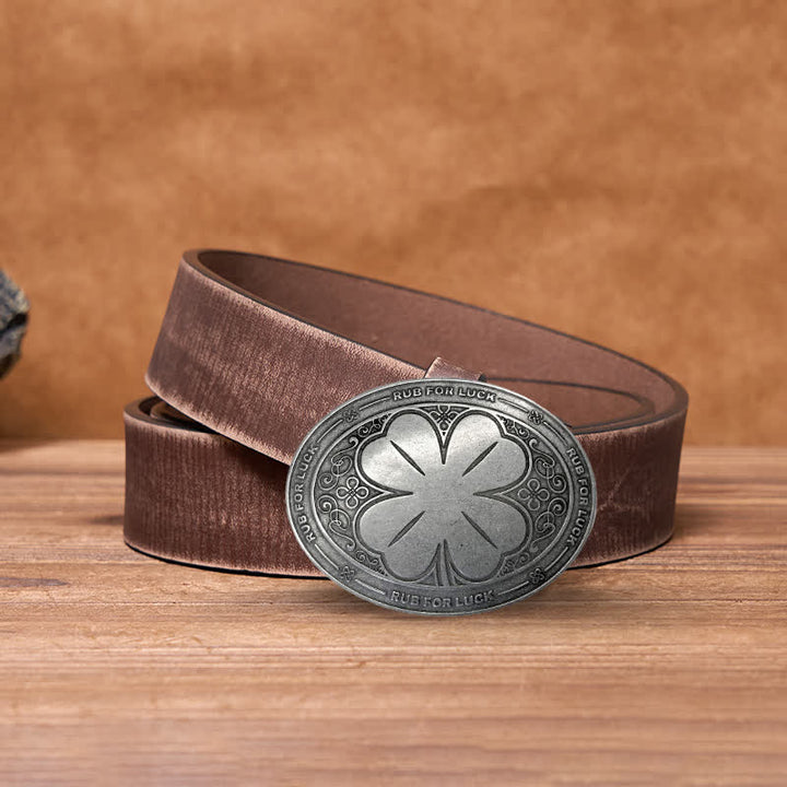 Ceinture en cuir avec boucle porte-bière créative pour homme