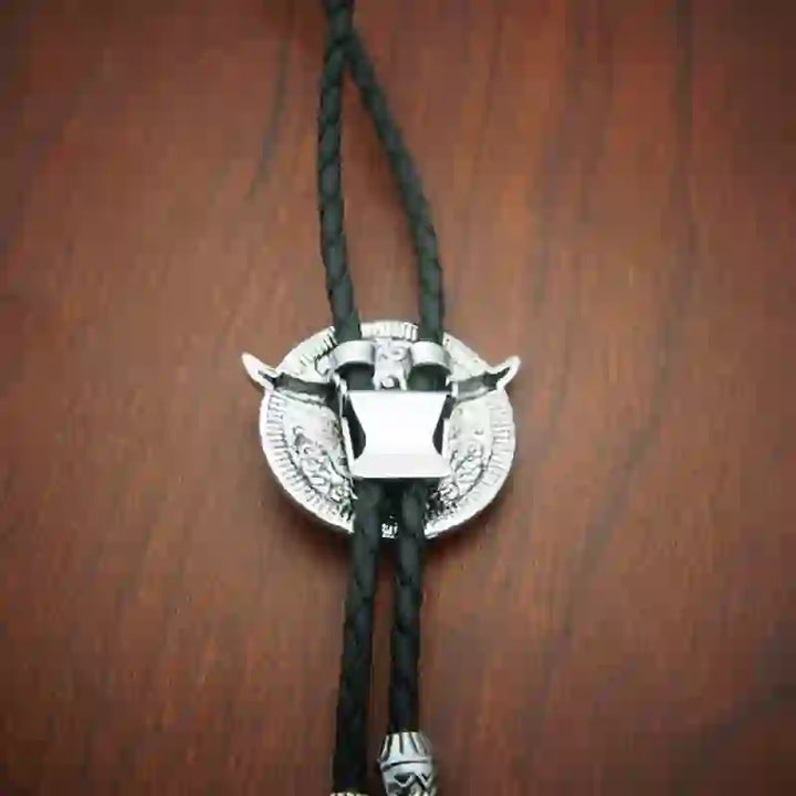 Ensemble de boucles de ceinture, couteau caché, pendentif en forme de tête de mort, longhorn, vache, bolo tie