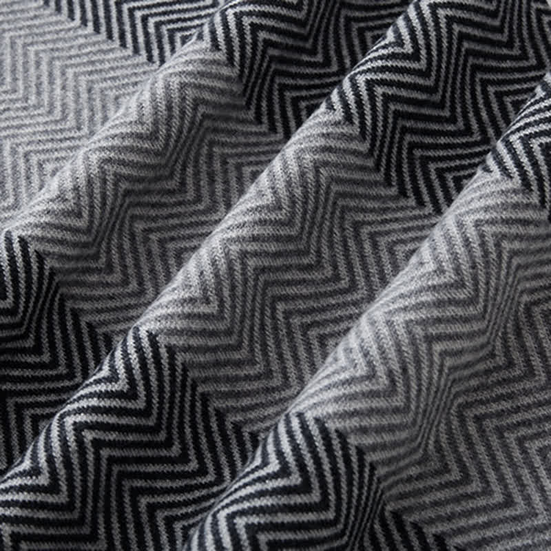 Écharpe luxueuse en laine douce et confortable à chevrons pour homme