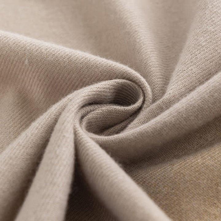 Écharpe simple et polyvalente de couleur unie dégradée pour femme