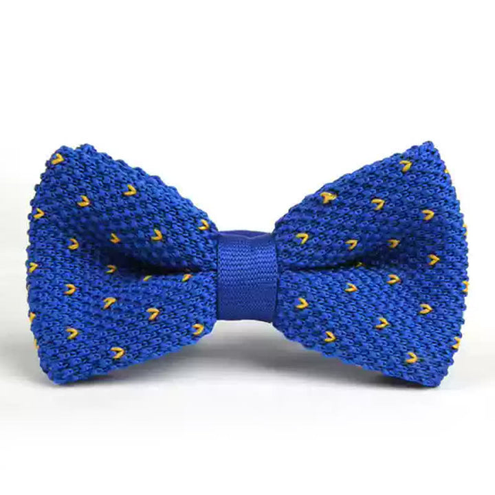 Nœud papillon tricoté à chevrons pour homme