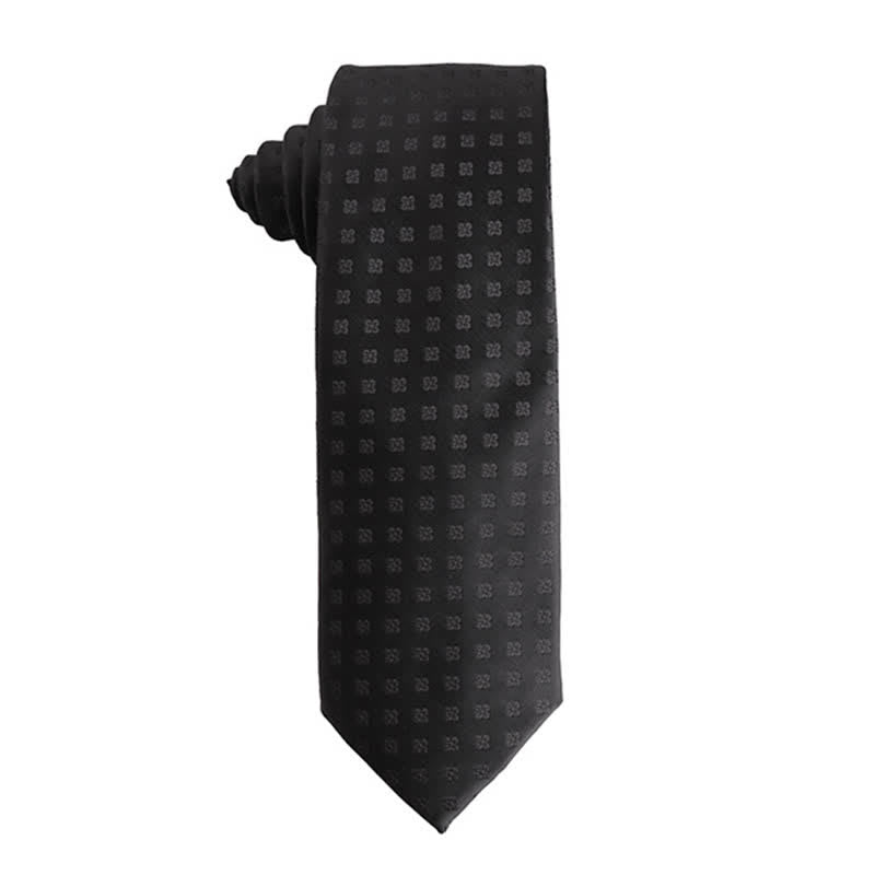 Cravate d'affaires formelle pour homme de la série Noble Black