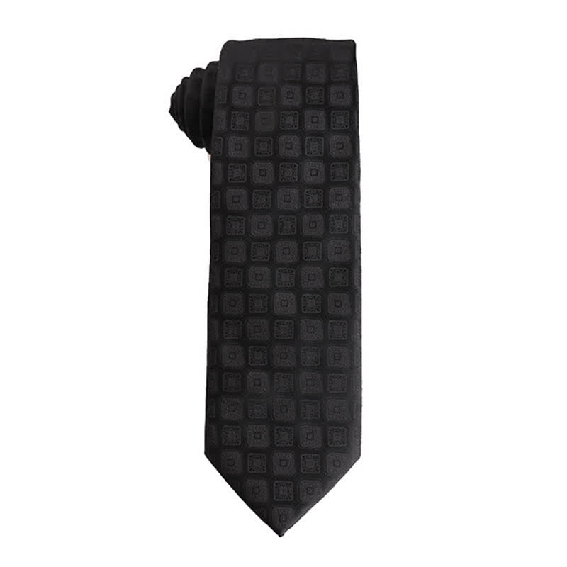 Cravate d'affaires formelle pour homme de la série Noble Black