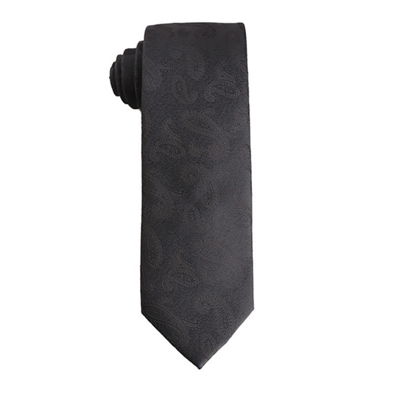 Cravate d'affaires formelle pour homme de la série Noble Black