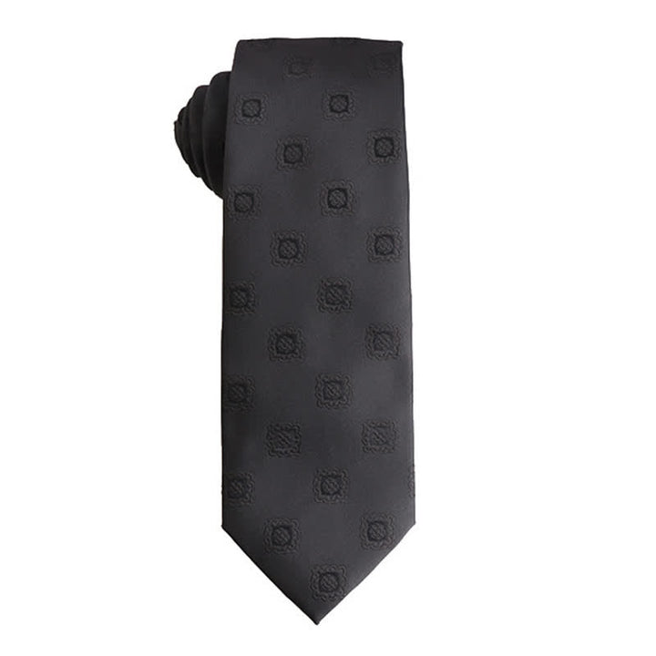 Cravate d'affaires formelle pour homme de la série Noble Black