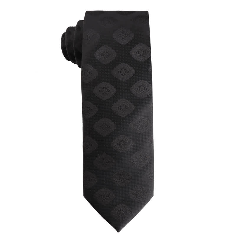 Cravate d'affaires formelle pour homme de la série Noble Black